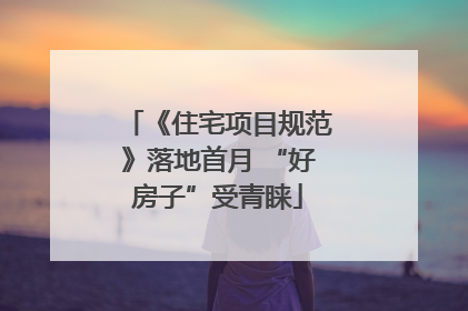 《住宅项目规范》落地首月 “好房子”受青睐