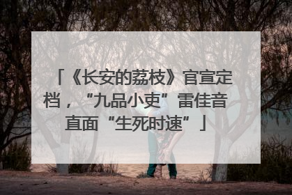 《长安的荔枝》官宣定档，“九品小吏”雷佳音直面“生死时速”