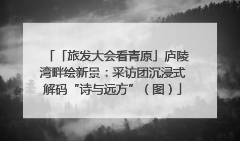 「旅发大会看青原」庐陵湾畔绘新景：采访团沉浸式解码“诗与远方”（图）