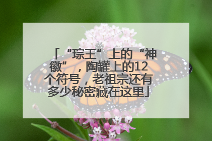 “琮王”上的“神徽”，陶罐上的12个符号，老祖宗还有多少秘密藏在这里