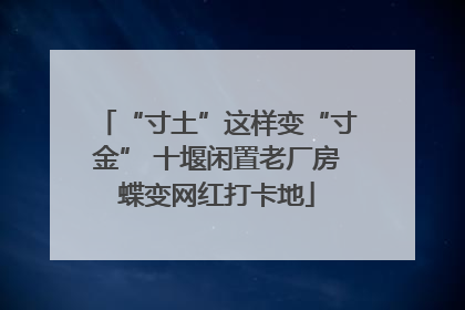 “寸土”这样变“寸金” 十堰闲置老厂房蝶变网红打卡地