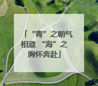 “青”之朝气相邀 “海”之胸怀奔赴