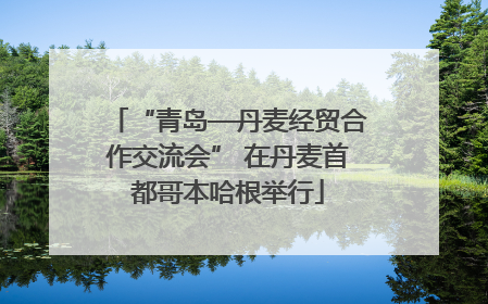 “青岛—丹麦经贸合作交流会” 在丹麦首都哥本哈根举行