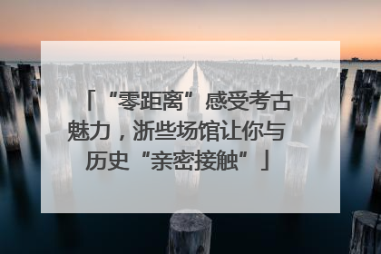 “零距离”感受考古魅力，浙些场馆让你与历史“亲密接触”