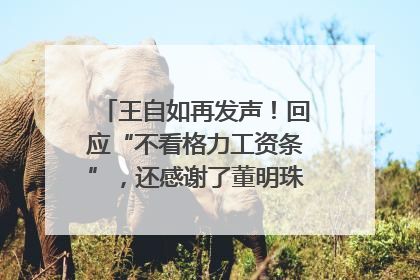 王自如再发声！回应“不看格力工资条”，还感谢了董明珠和雷军｜热财经