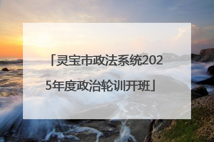 灵宝市政法系统2025年度政治轮训开班
