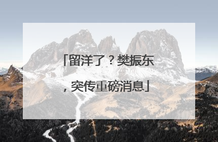 留洋了？樊振东，突传重磅消息