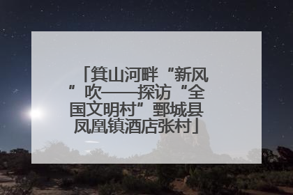 箕山河畔“新风”吹——探访“全国文明村”鄄城县凤凰镇酒店张村