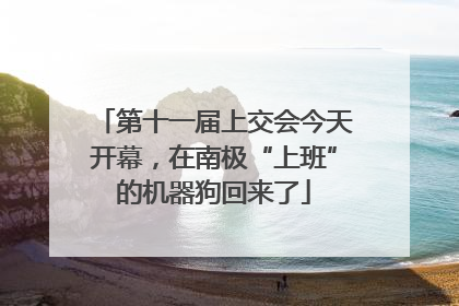 第十一届上交会今天开幕，在南极“上班”的机器狗回来了