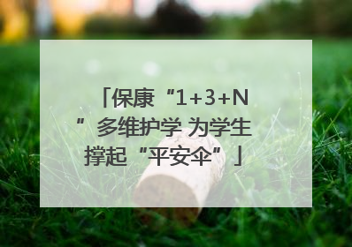 保康“1+3+N”多维护学 为学生撑起“平安伞”