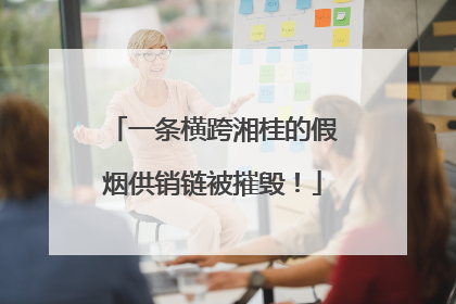 一条横跨湘桂的假烟供销链被摧毁！