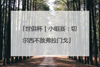 世俱杯｜小组赛：切尔西不敌弗拉门戈