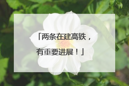 两条在建高铁，有重要进展！