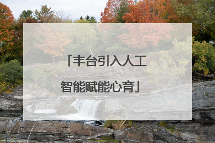 丰台引入人工智能赋能心育