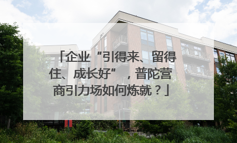 企业“引得来、留得住、成长好”，普陀营商引力场如何炼就？