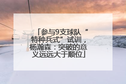 参与9支球队“特种兵式”试训，杨瀚森：突破的意义远远大于顺位