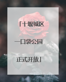 十堰城区一口袋公园正式开放