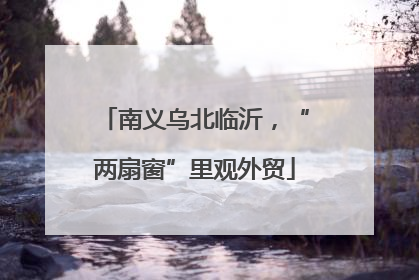 南义乌北临沂，“两扇窗”里观外贸
