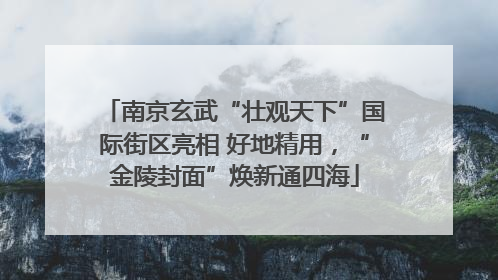 南京玄武“壮观天下”国际街区亮相 好地精用，“金陵封面”焕新通四海