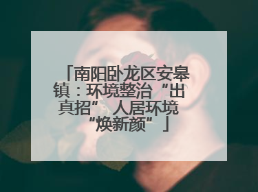 南阳卧龙区安皋镇：环境整治“出真招” 人居环境“焕新颜”