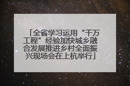 全省学习运用“千万工程”经验加快城乡融合发展推进乡村全面振兴现场会在上杭举行