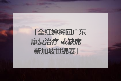 全红婵将回广东康复治疗 或缺席新加坡世锦赛