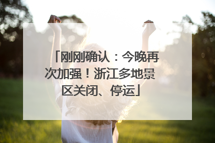 刚刚确认：今晚再次加强！浙江多地景区关闭、停运