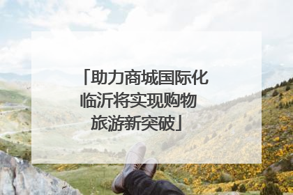助力商城国际化 临沂将实现购物旅游新突破