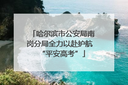 哈尔滨市公安局南岗分局全力以赴护航“平安高考”
