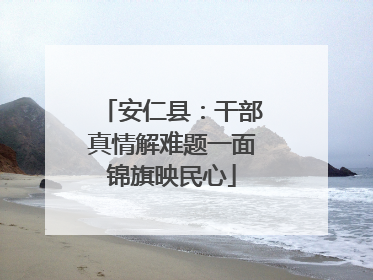 安仁县：干部真情解难题一面锦旗映民心
