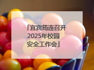 宜宾筠连召开2025年校园安全工作会