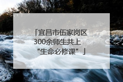 宜昌市伍家岗区300余师生共上“生命必修课”