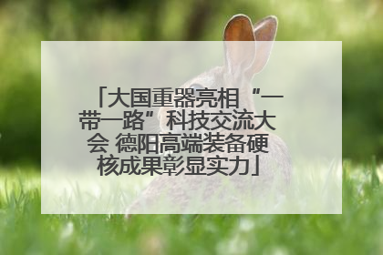 大国重器亮相“一带一路”科技交流大会 德阳高端装备硬核成果彰显实力