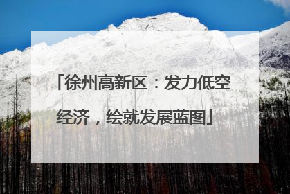 徐州高新区：发力低空经济，绘就发展蓝图