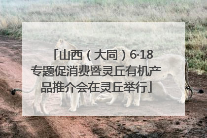 山西（大同）6·18专题促消费暨灵丘有机产品推介会在灵丘举行