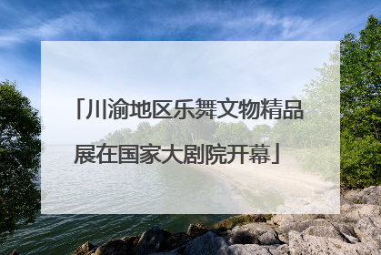 川渝地区乐舞文物精品展在国家大剧院开幕