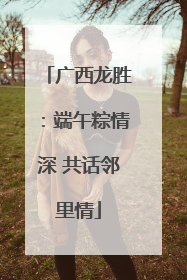 广西龙胜：端午粽情深 共话邻里情