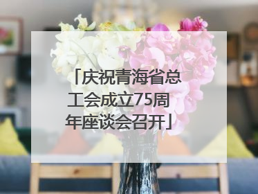庆祝青海省总工会成立75周年座谈会召开