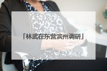 林武在东营滨州调研