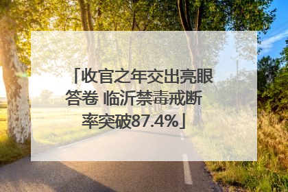收官之年交出亮眼答卷 临沂禁毒戒断率突破87.4%