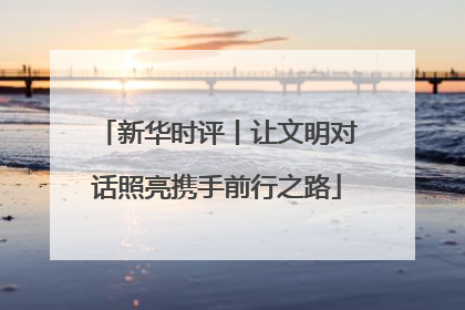 新华时评丨让文明对话照亮携手前行之路