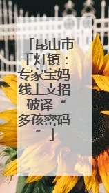 昆山市千灯镇：专家宝妈线上支招 破译“多孩密码”