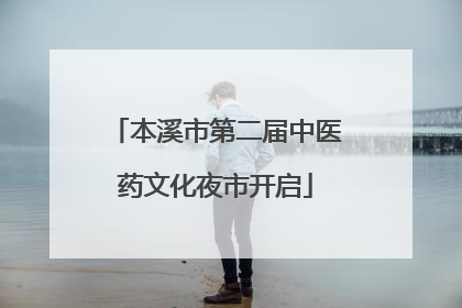 本溪市第二届中医药文化夜市开启
