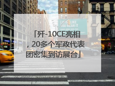 歼-10CE亮相，20多个军政代表团密集到访展台