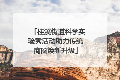 桂溪街道科学实验秀活动助力传统商圈焕新升级