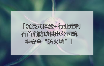 沉浸式体验+行业定制 石首消防助供电公司筑牢安全“防火墙”