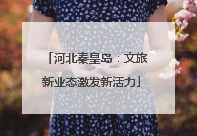 河北秦皇岛：文旅新业态激发新活力