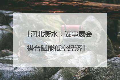 河北衡水：赛事展会搭台赋能低空经济