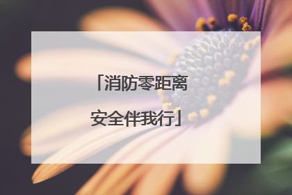 消防零距离 安全伴我行