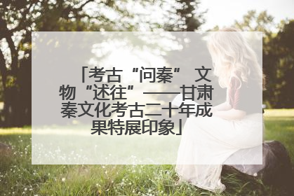 考古“问秦” 文物“述往”——甘肃秦文化考古二十年成果特展印象